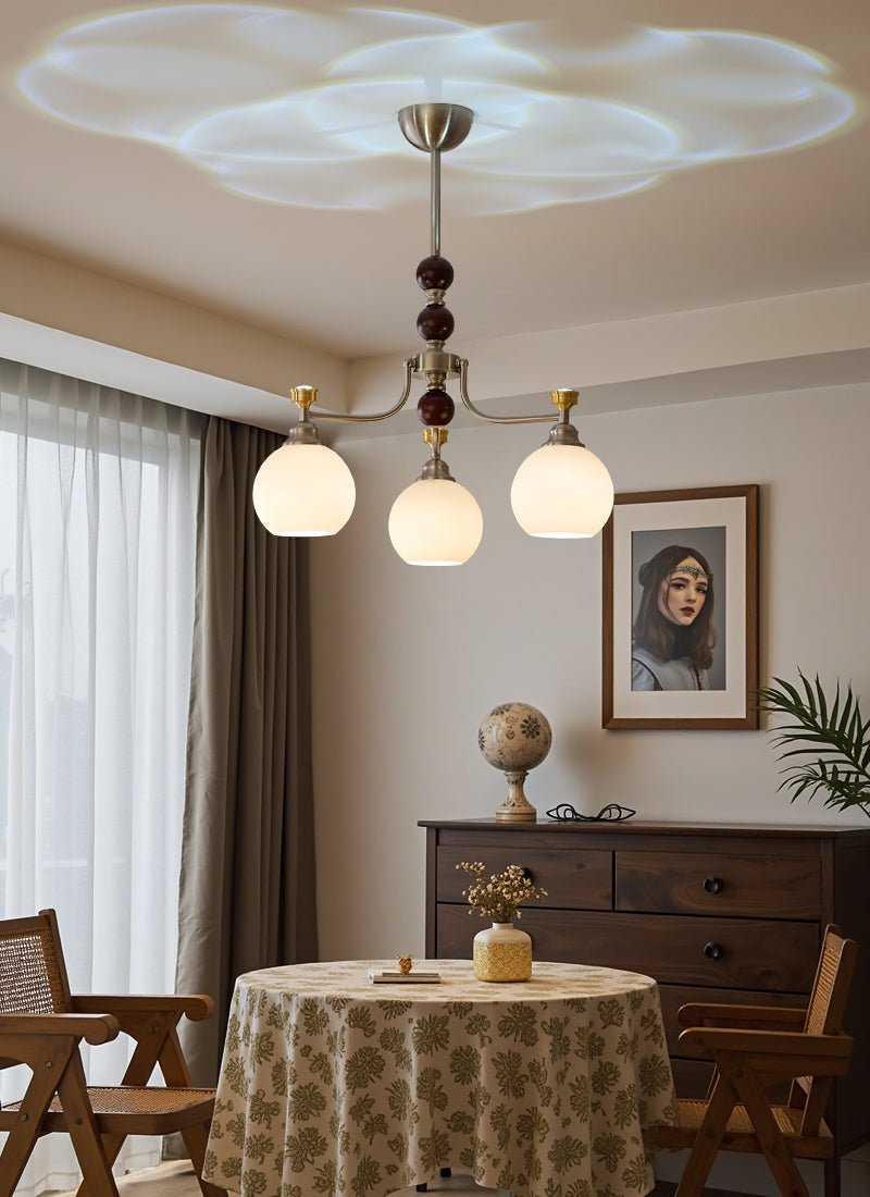 Maelwyn Glass Chandelier-Moonnatur