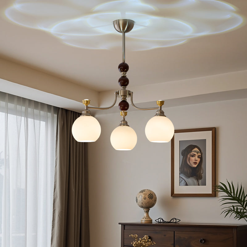 Maelwyn Glass Chandelier-Moonnatur