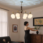 Maelwyn Glass Chandelier-Moonnatur