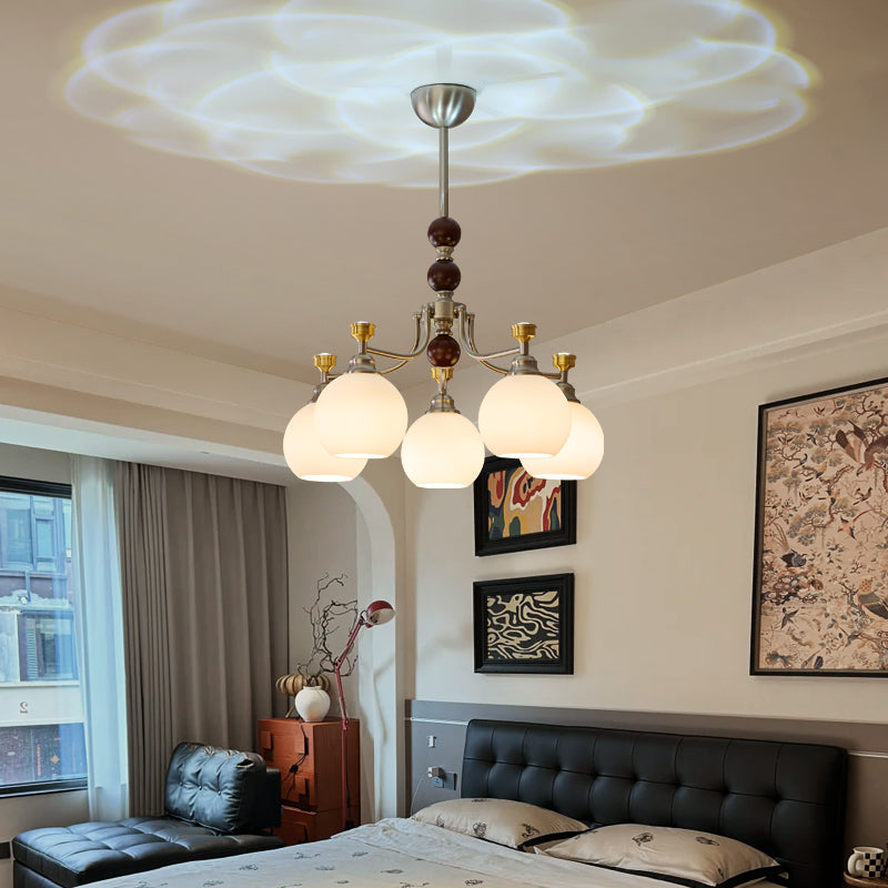 Maelwyn Glass Chandelier-Moonnatur