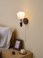 Zelvenenna Glass Wall Light-Moonnatur