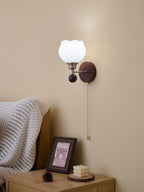 Zelvenenna Glass Wall Light-Moonnatur