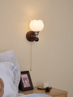 Zelvenenna Glass Wall Light-Moonnatur