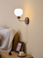 Zelvenenna Glass Wall Light-Moonnatur
