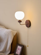 Zelvenenna Glass Wall Light-Moonnatur