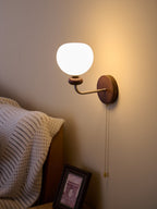 Zelvenenna Glass Wall Light-Moonnatur
