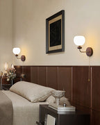 Zelvenenna Glass Wall Light-Moonnatur