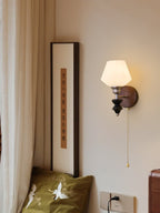 Zelvenenna Glass Wall Light-Moonnatur