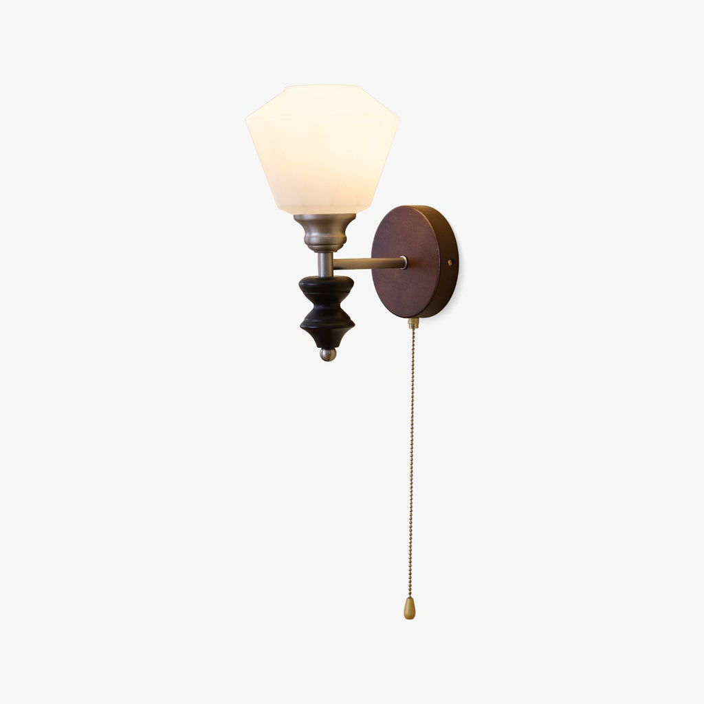 Zelvenenna Glass Wall Light-Moonnatur