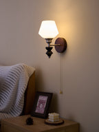Zelvenenna Glass Wall Light-Moonnatur