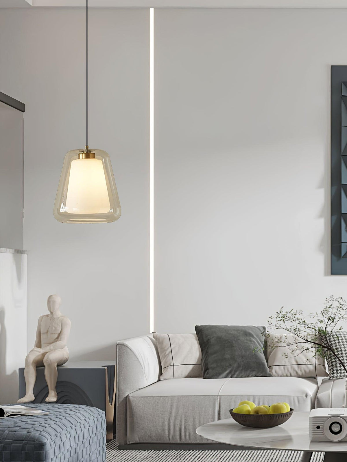 Rilora Glass Pendant Light-Moonnatur