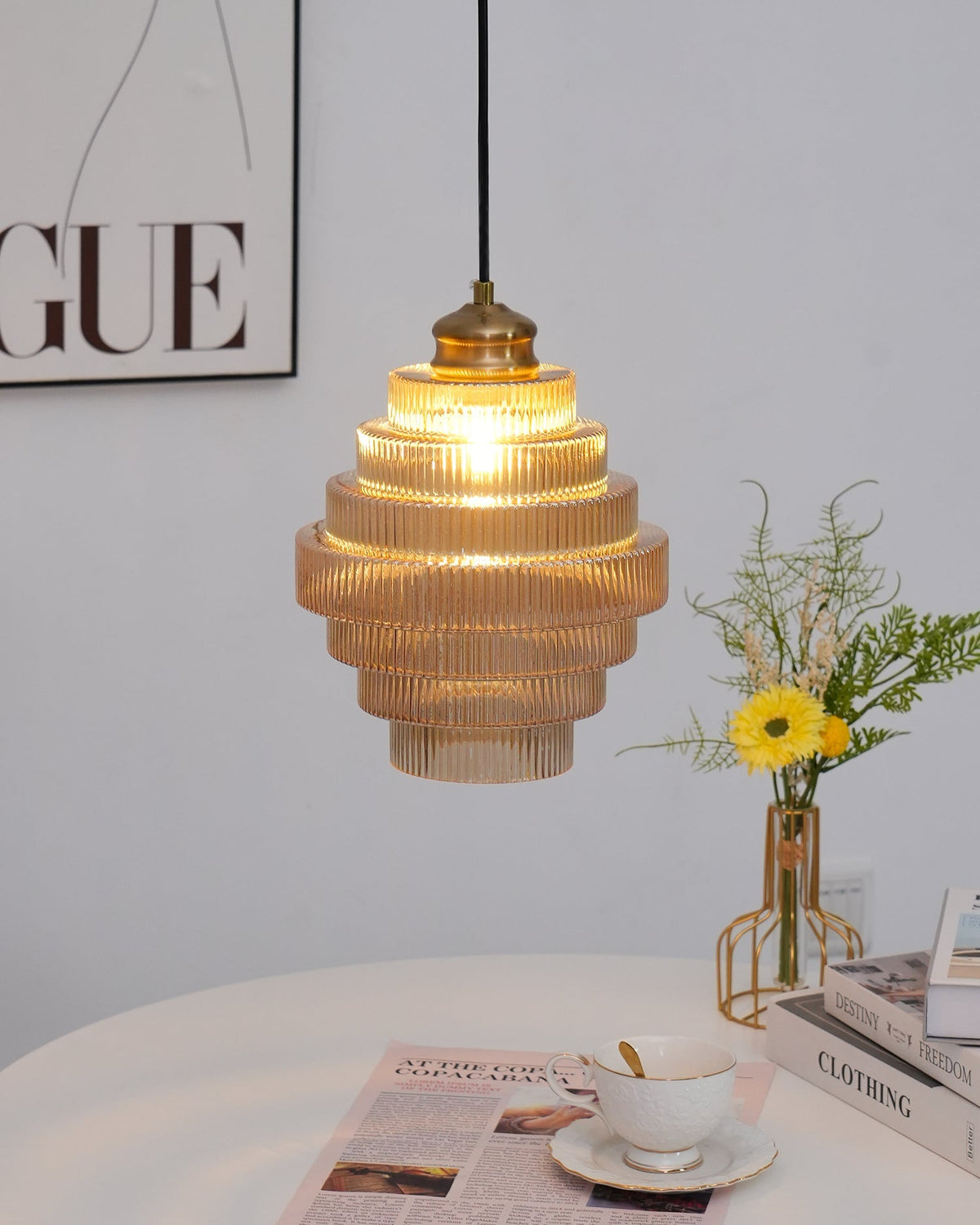 Nethenina Glass Pendant Light-Moonnatur