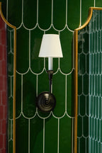 Kestiel Fabric Wall Light-Moonnatur