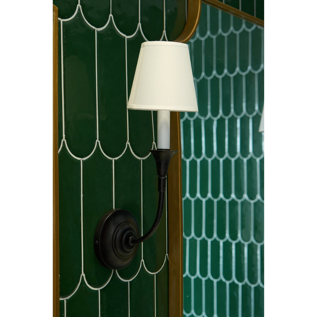 Kestiel Fabric Wall Light-Moonnatur