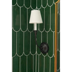 Kestiel Fabric Wall Light-Moonnatur