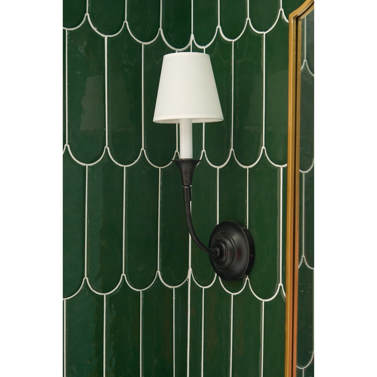 Kestiel Fabric Wall Light-Moonnatur