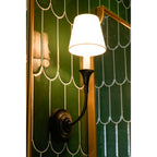 Kestiel Fabric Wall Light-Moonnatur