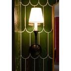 Kestiel Fabric Wall Light-Moonnatur