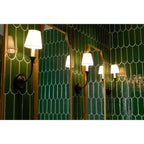 Kestiel Fabric Wall Light-Moonnatur