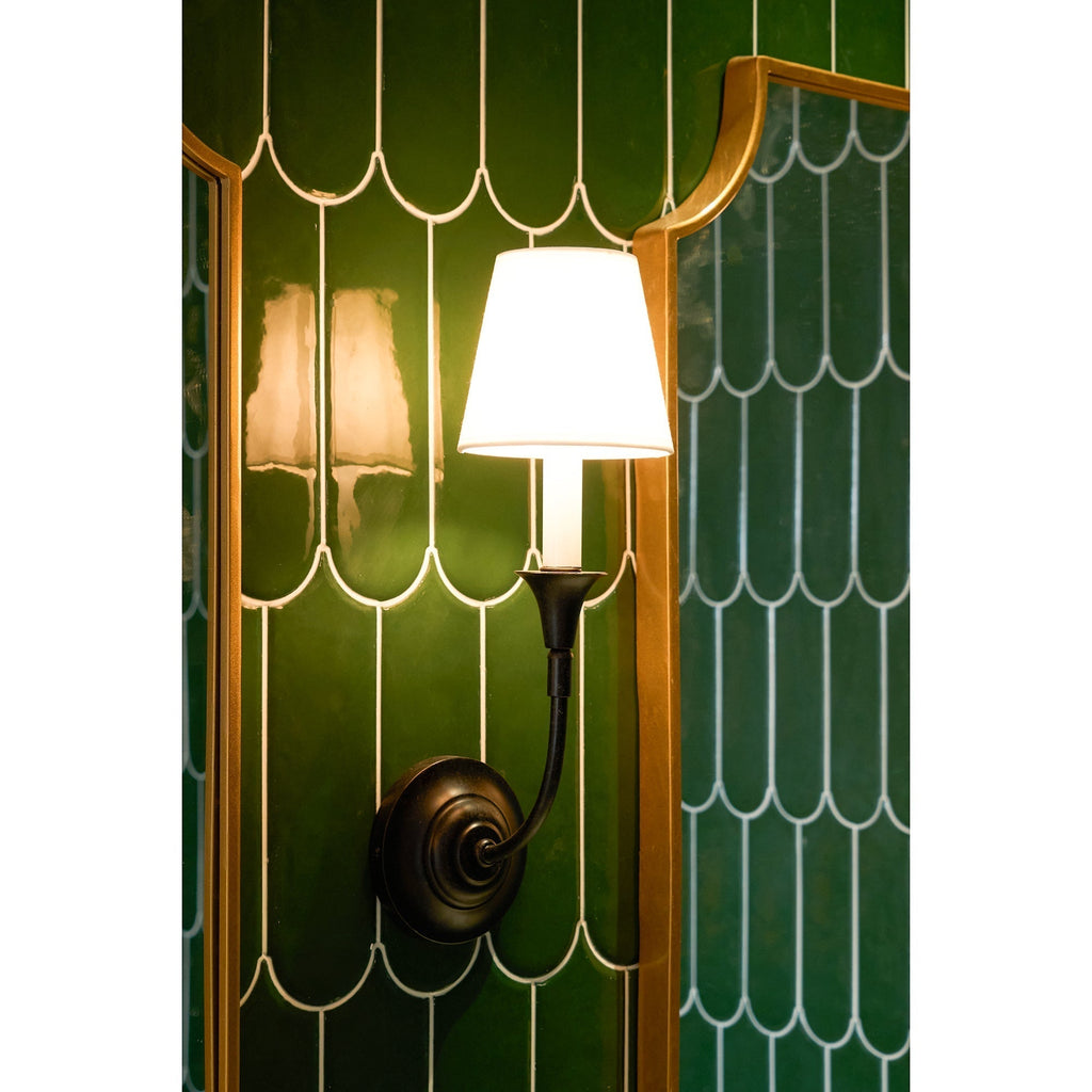 Kestiel Fabric Wall Light-Moonnatur