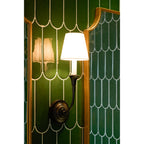 Kestiel Fabric Wall Light-Moonnatur