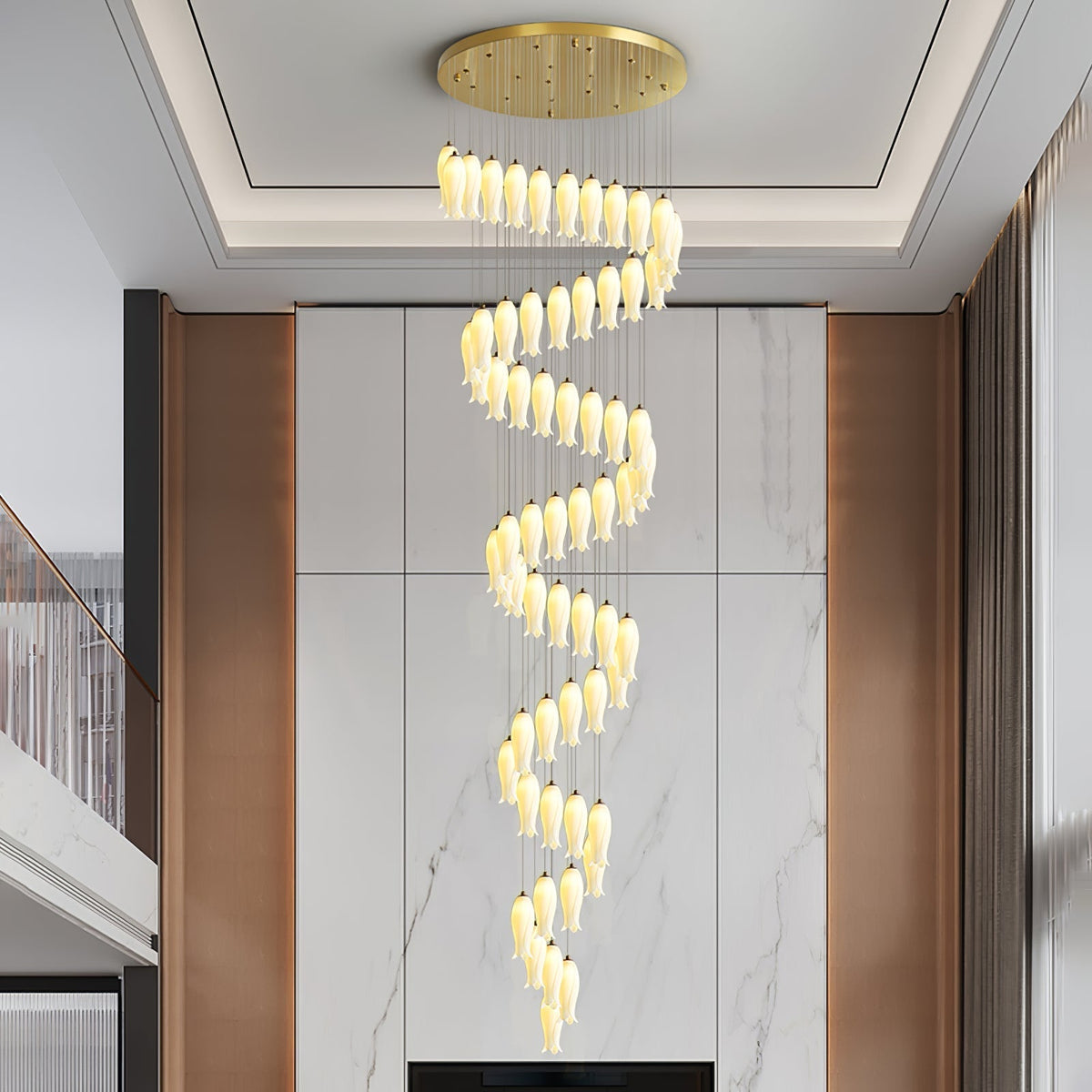 Grevera Ceramic Chandelier-Moonnatur
