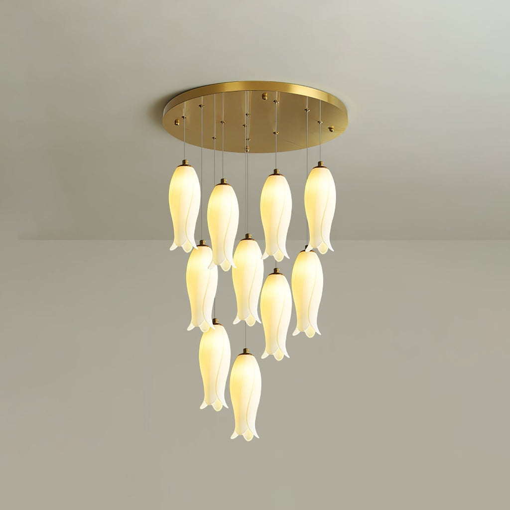 Grevera Ceramic Chandelier-Moonnatur