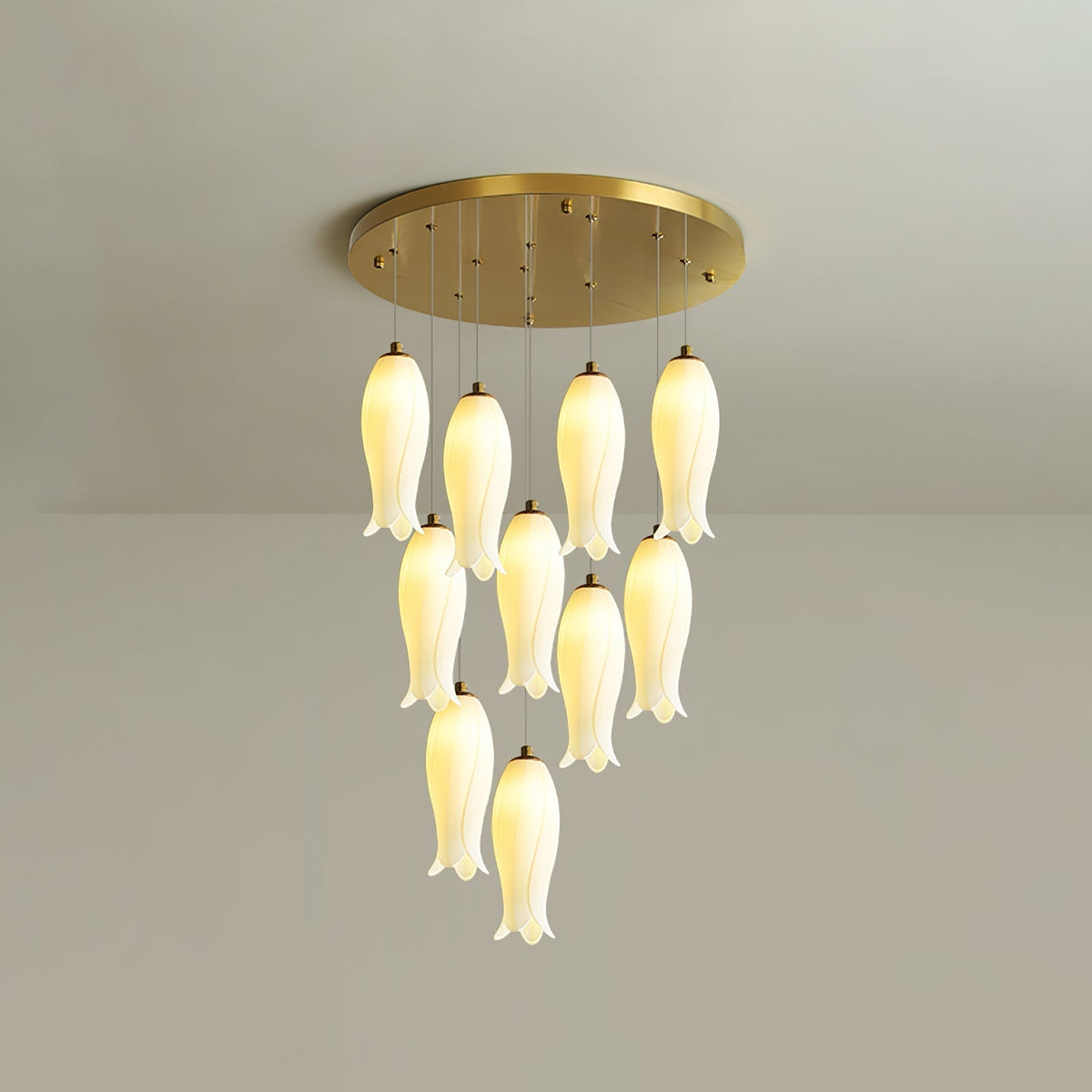 Grevera Ceramic Chandelier-Moonnatur