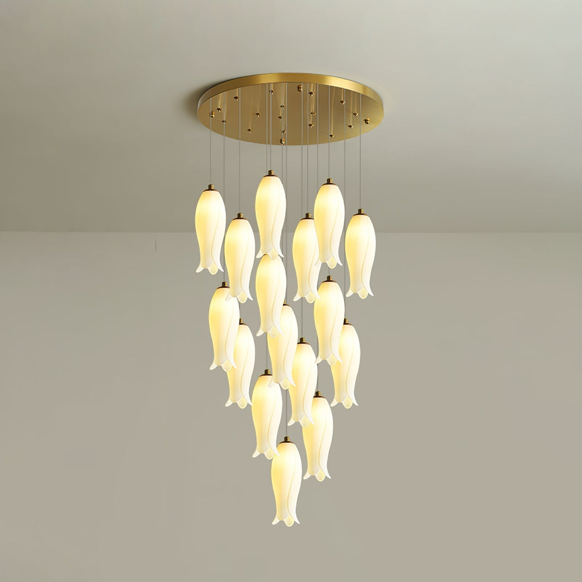 Grevera Ceramic Chandelier-Moonnatur