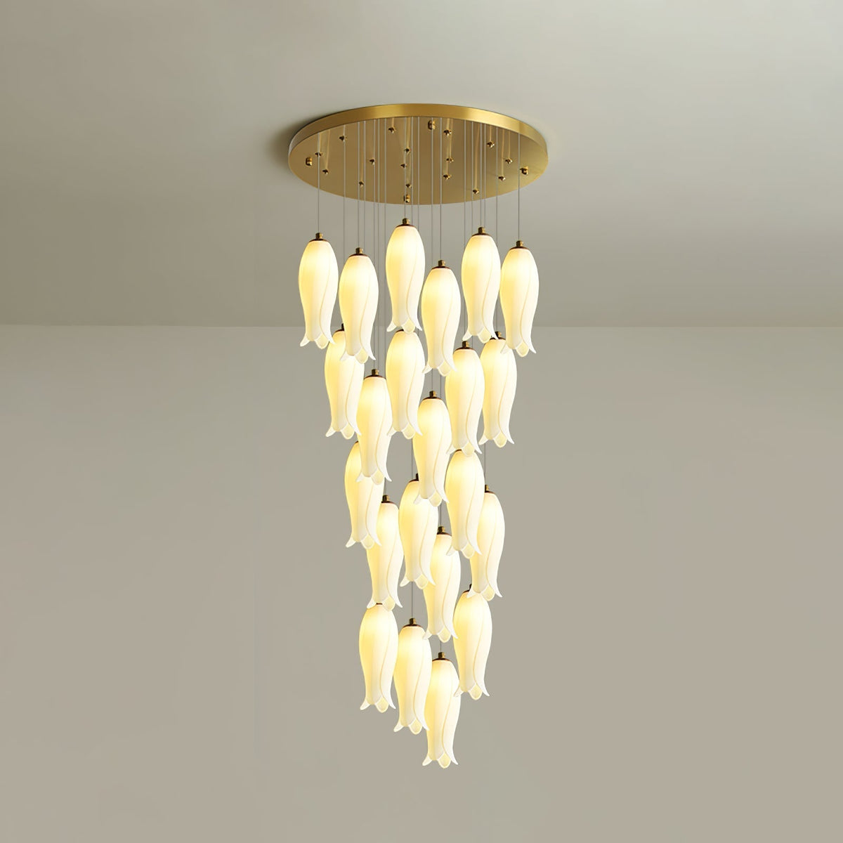 Grevera Ceramic Chandelier-Moonnatur