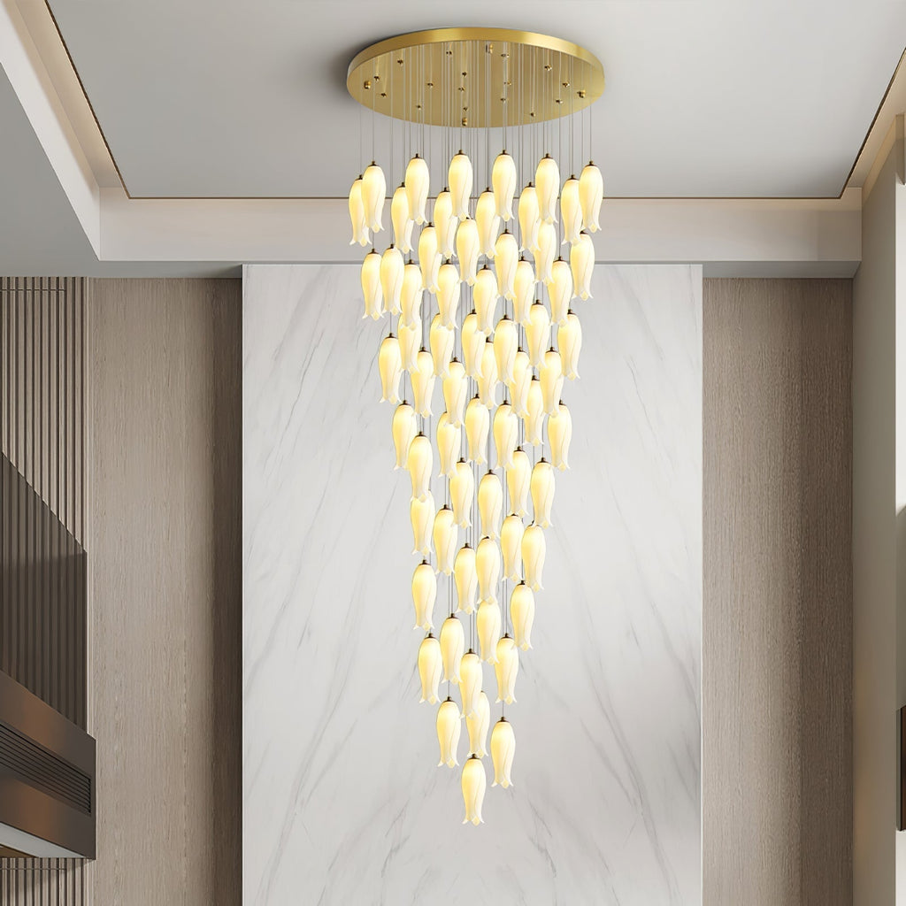 Grevera Ceramic Chandelier-Moonnatur