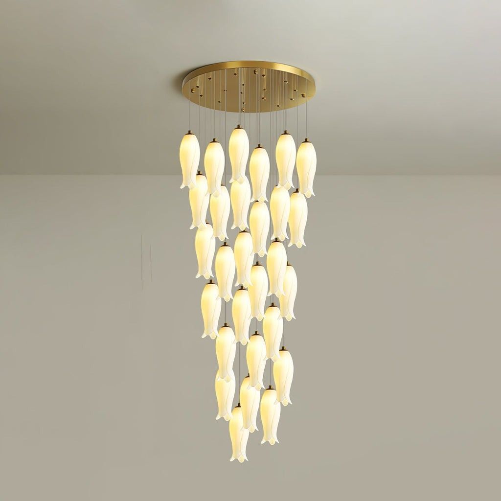 Grevera Ceramic Chandelier-Moonnatur
