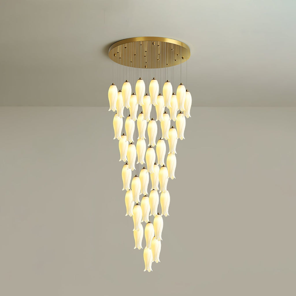 Grevera Ceramic Chandelier-Moonnatur