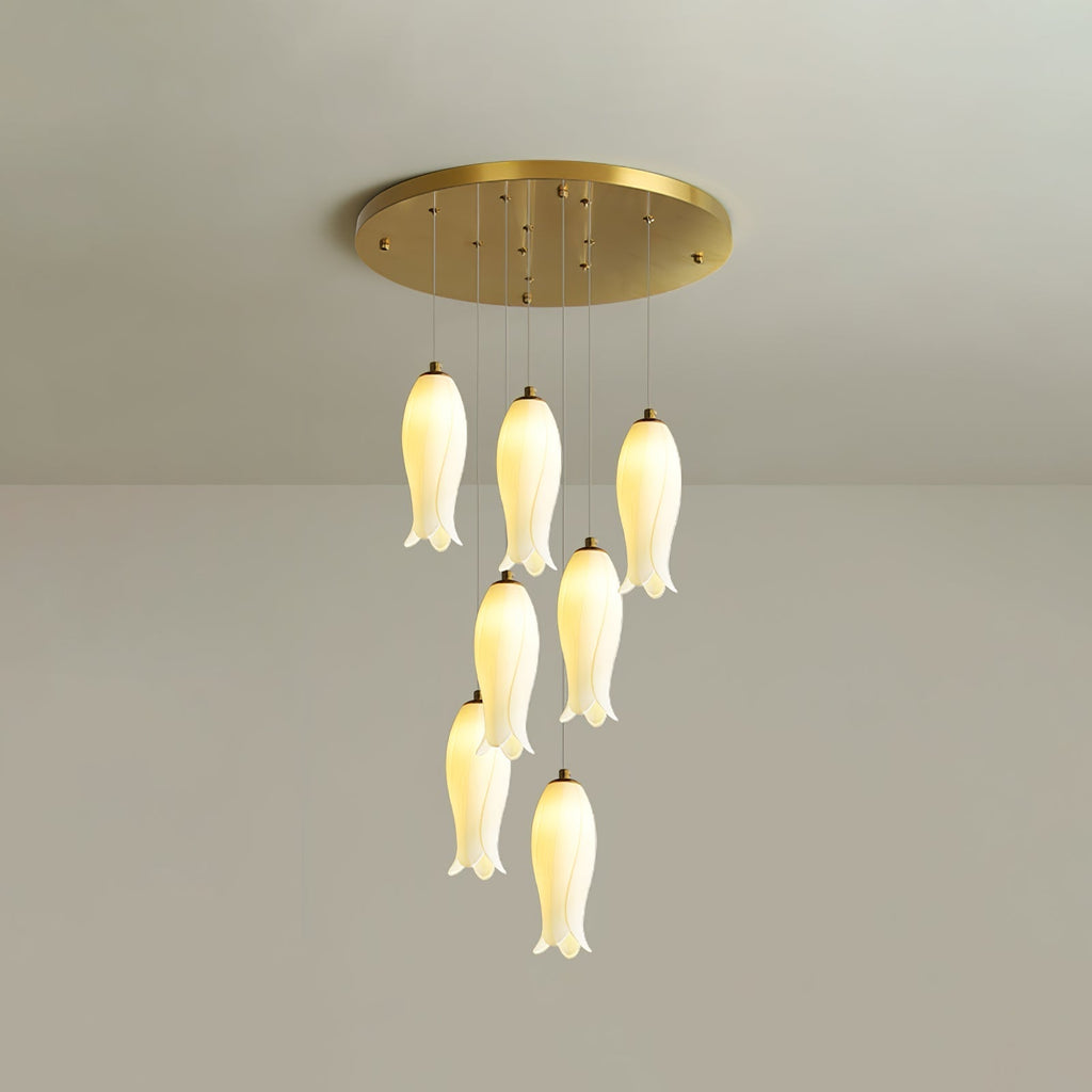 Grevera Ceramic Chandelier-Moonnatur