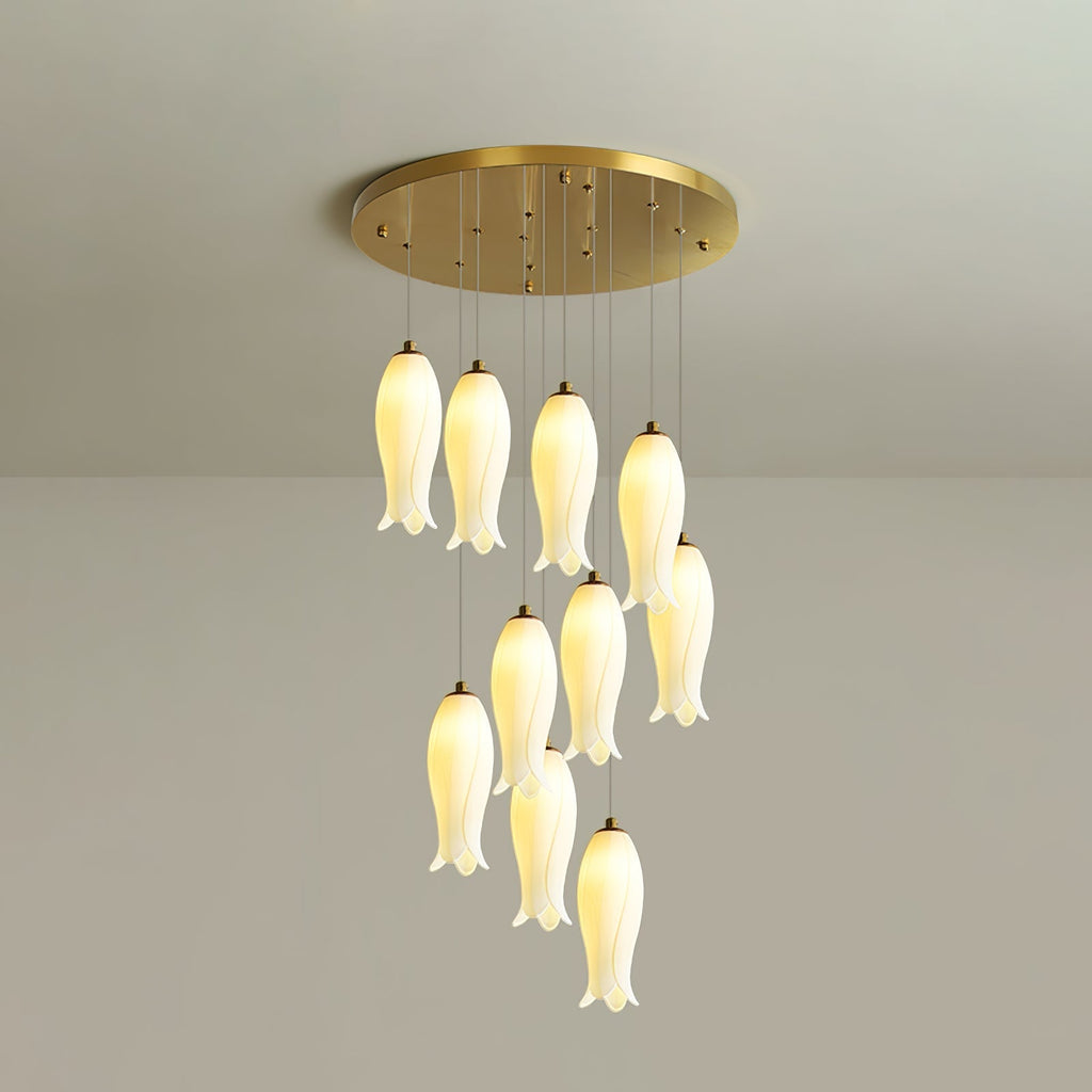 Grevera Ceramic Chandelier-Moonnatur