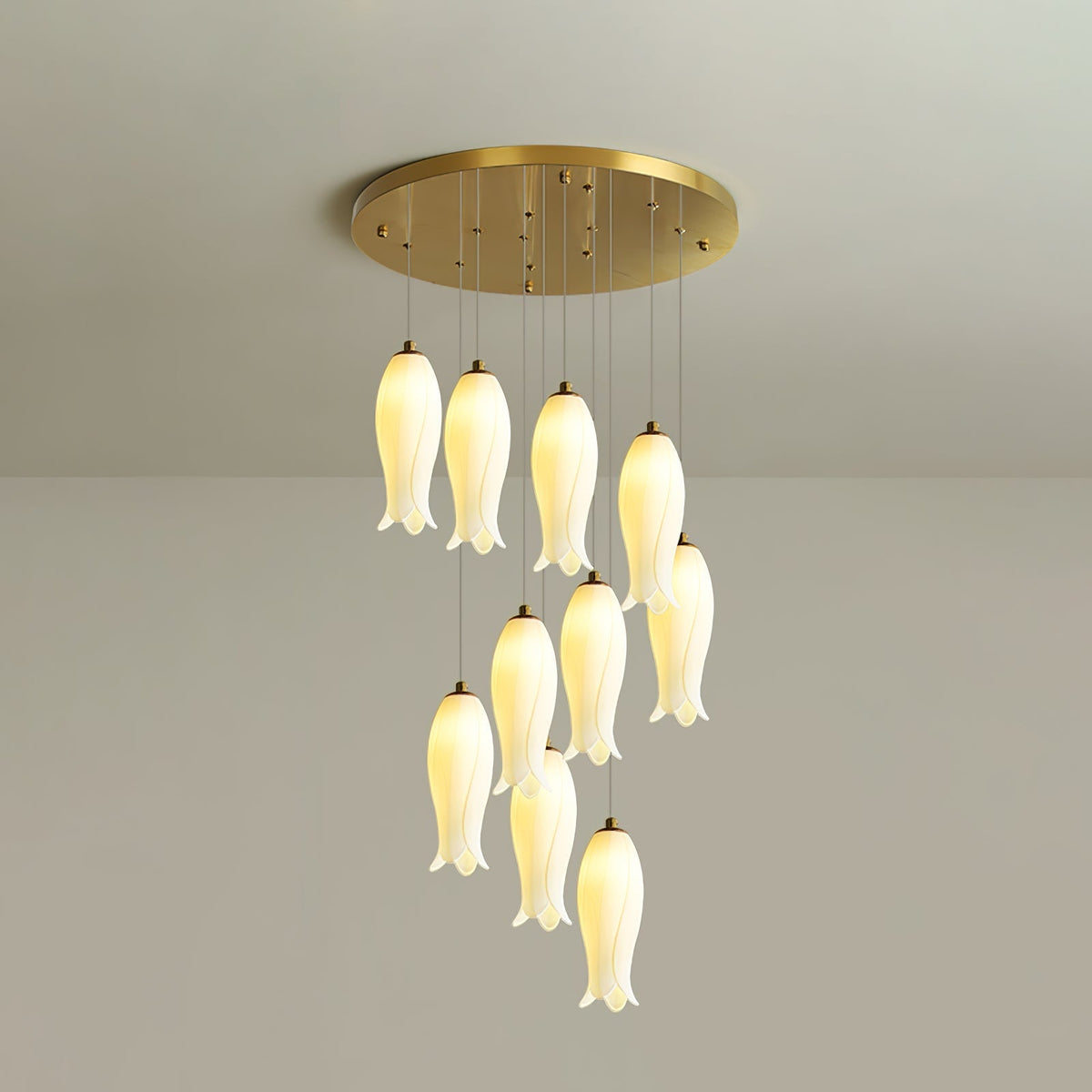Grevera Ceramic Chandelier-Moonnatur