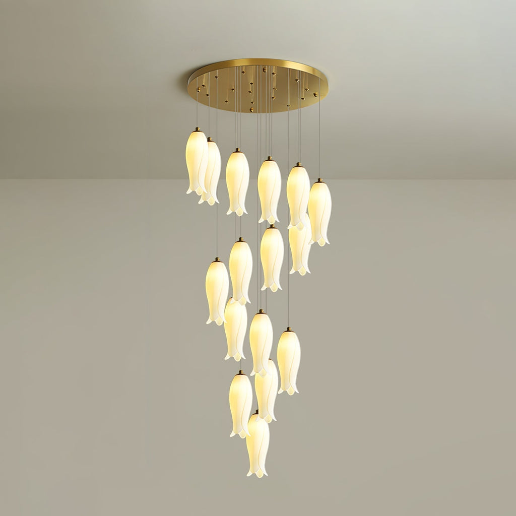Grevera Ceramic Chandelier-Moonnatur