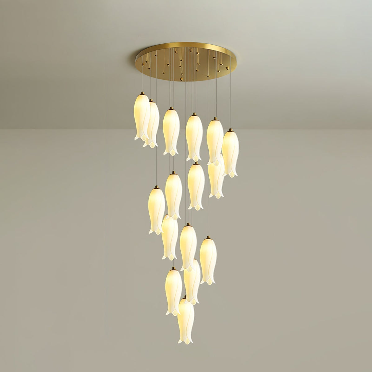 Grevera Ceramic Chandelier-Moonnatur
