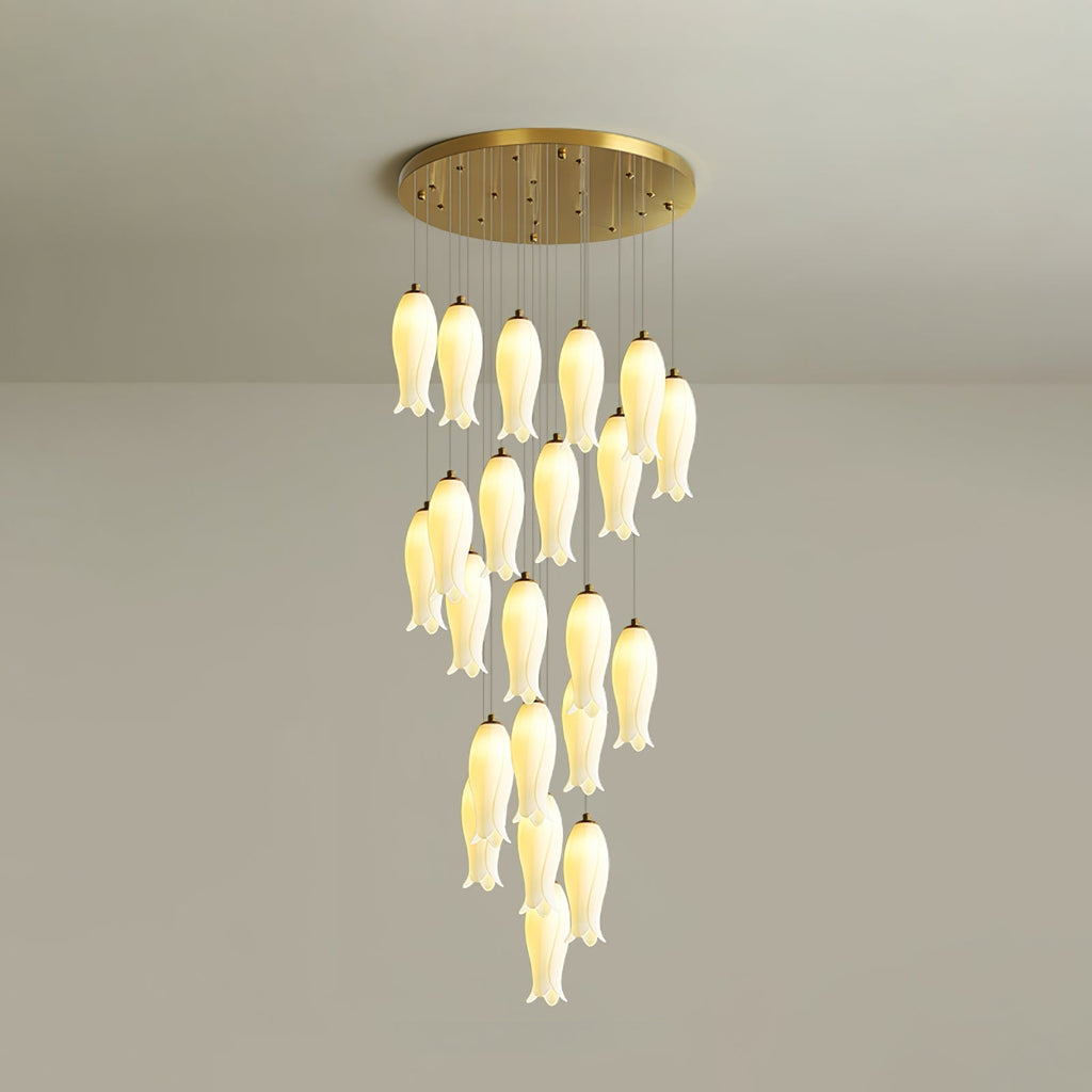 Grevera Ceramic Chandelier-Moonnatur