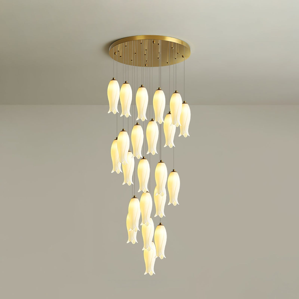 Grevera Ceramic Chandelier-Moonnatur