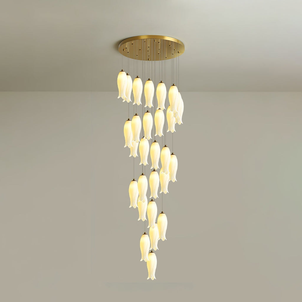 Grevera Ceramic Chandelier-Moonnatur