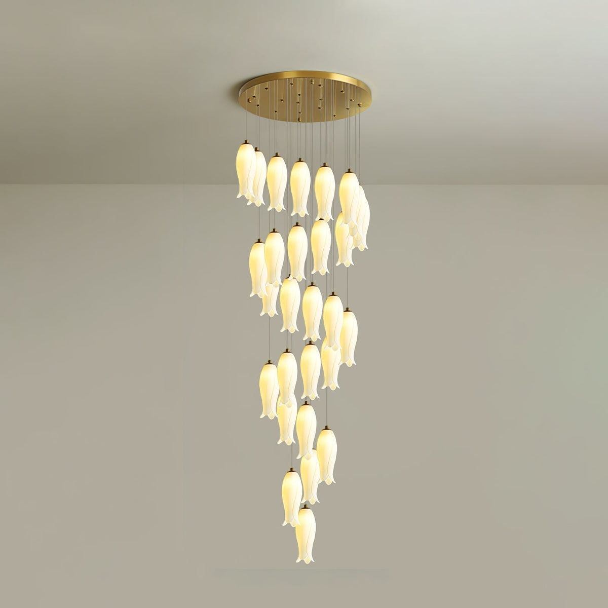 Grevera Ceramic Chandelier-Moonnatur