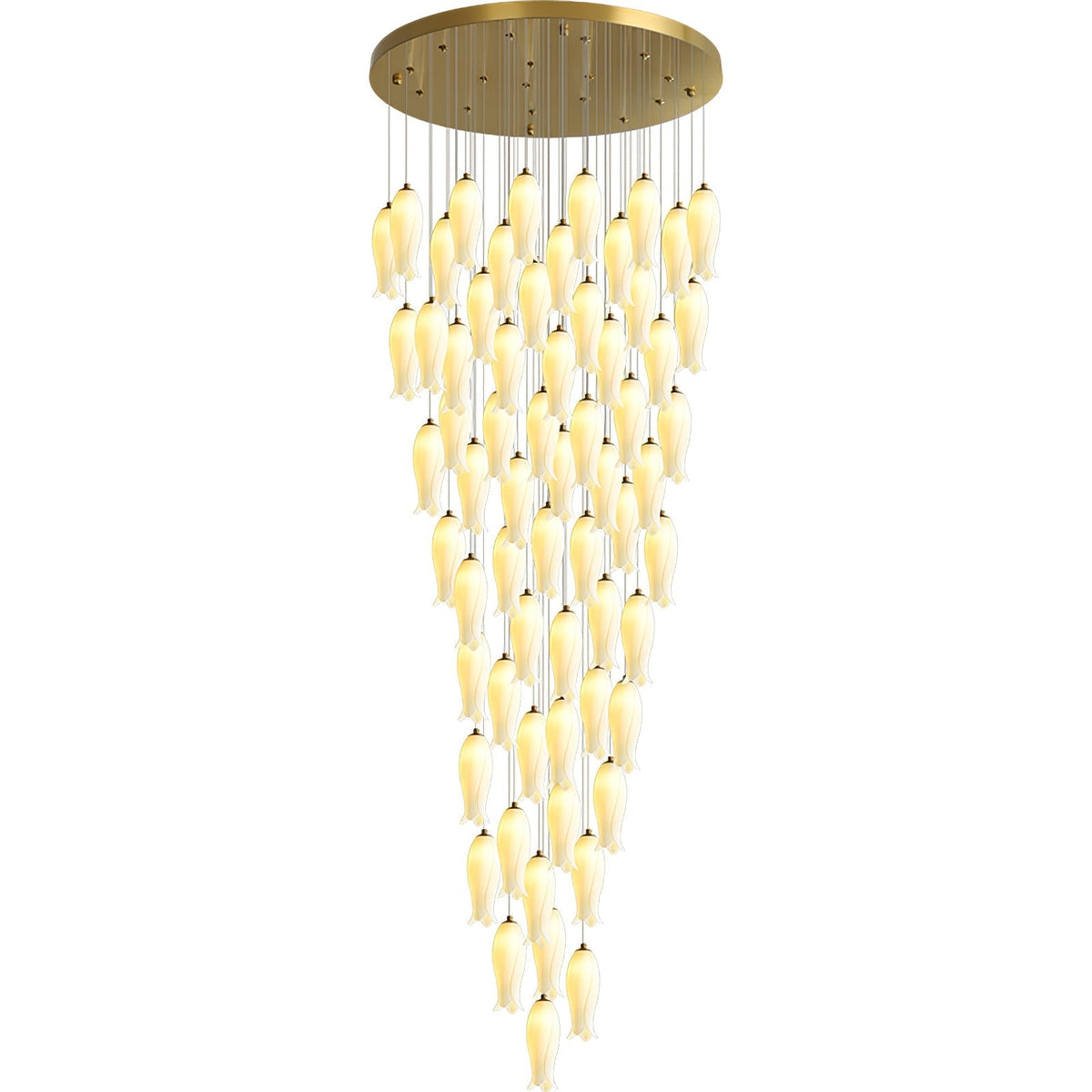 Grevera Ceramic Chandelier-Moonnatur