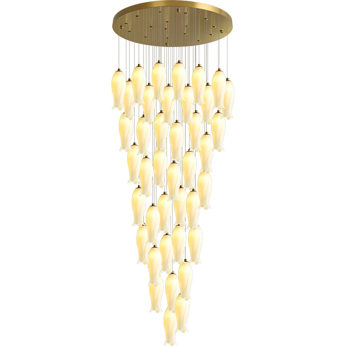 Grevera Ceramic Chandelier-Moonnatur