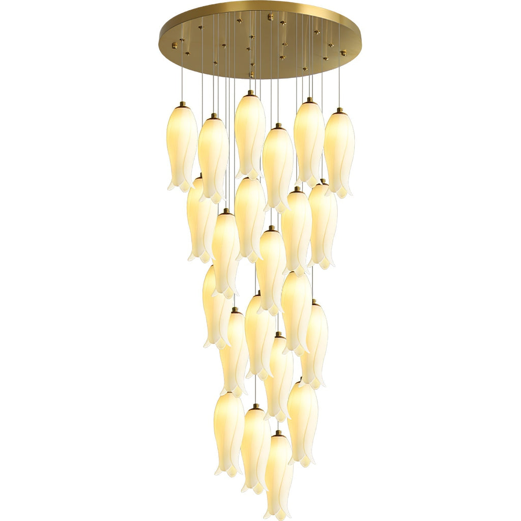 Grevera Ceramic Chandelier-Moonnatur