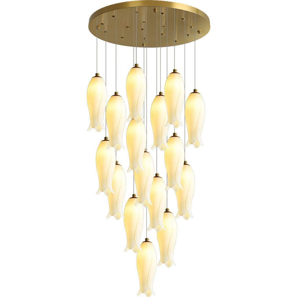 Grevera Ceramic Chandelier-Moonnatur