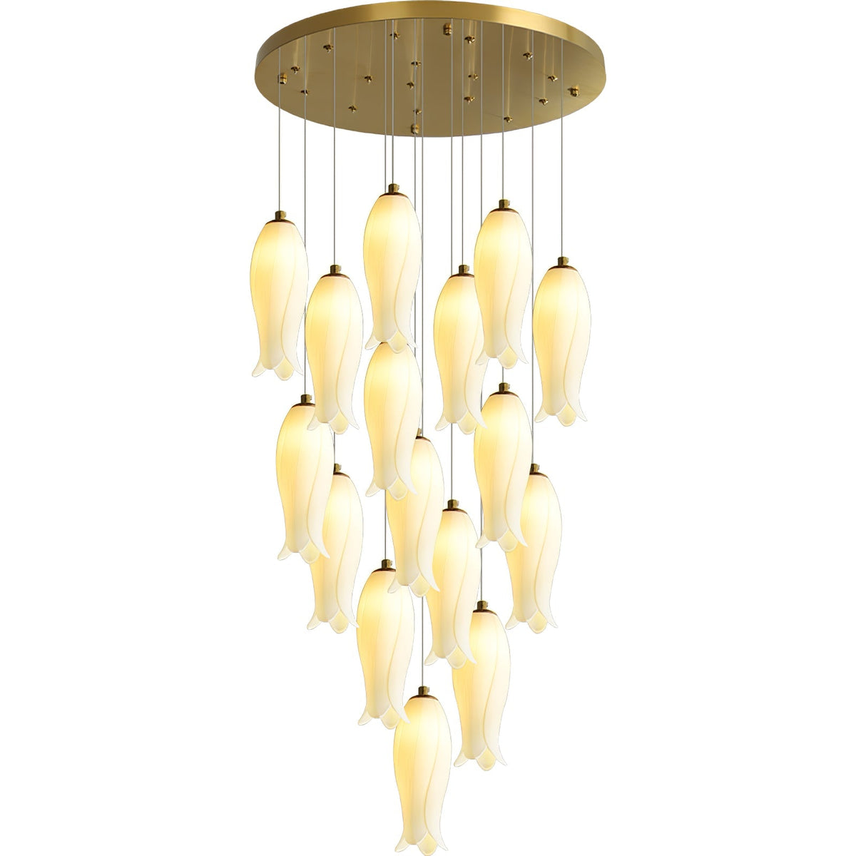 Grevera Ceramic Chandelier-Moonnatur