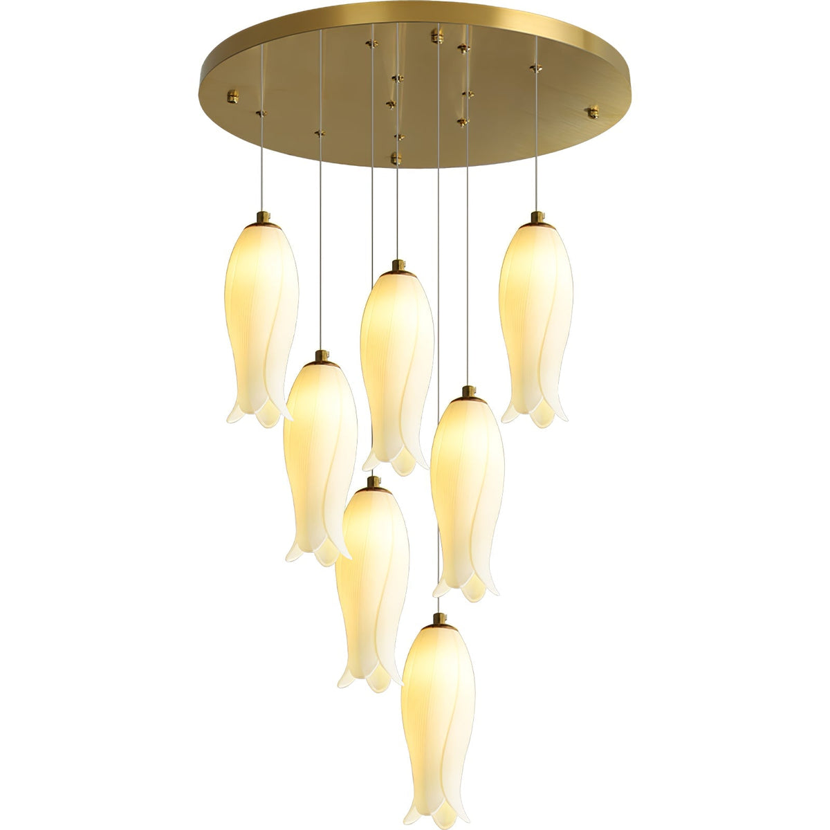 Grevera Ceramic Chandelier-Moonnatur