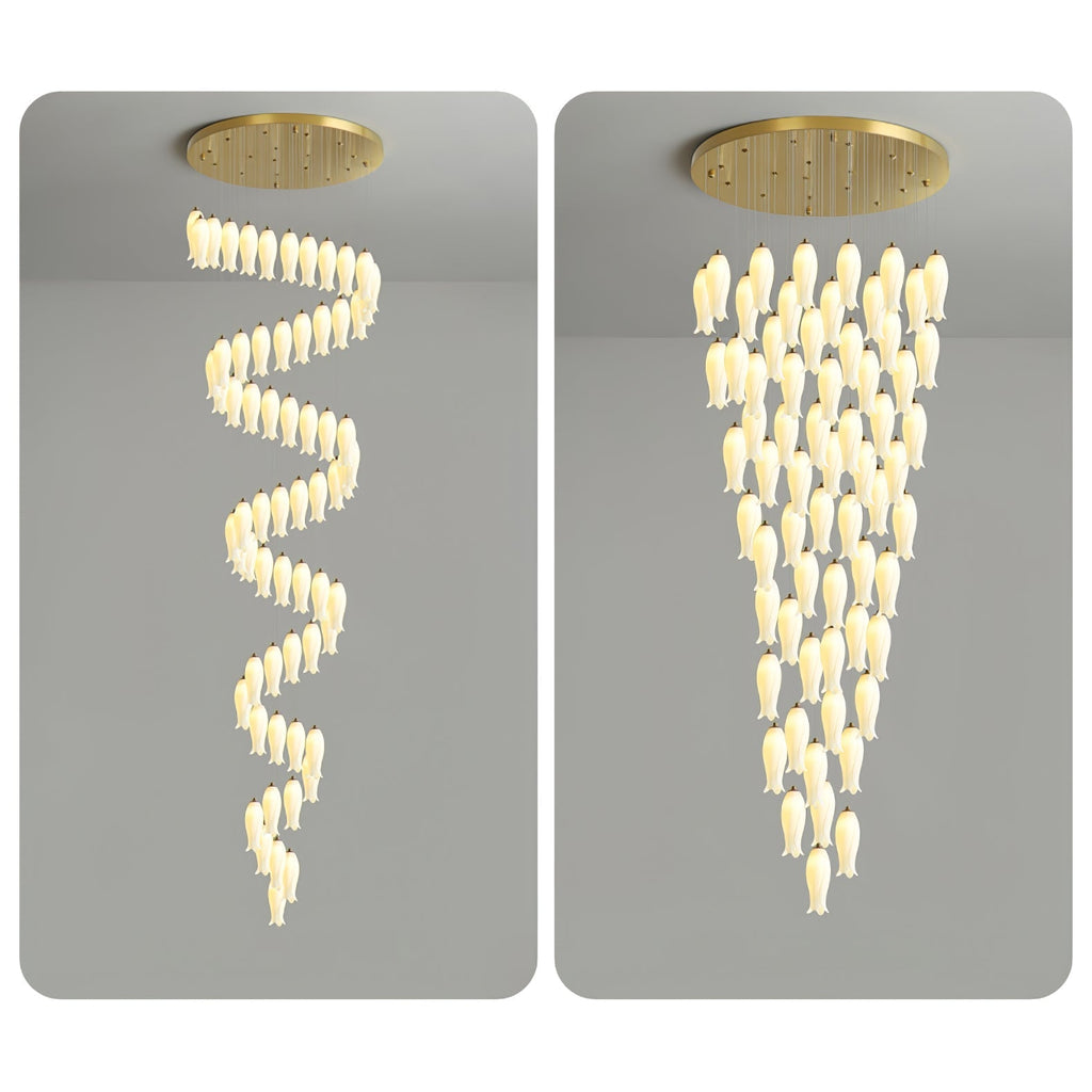 Grevera Ceramic Chandelier-Moonnatur