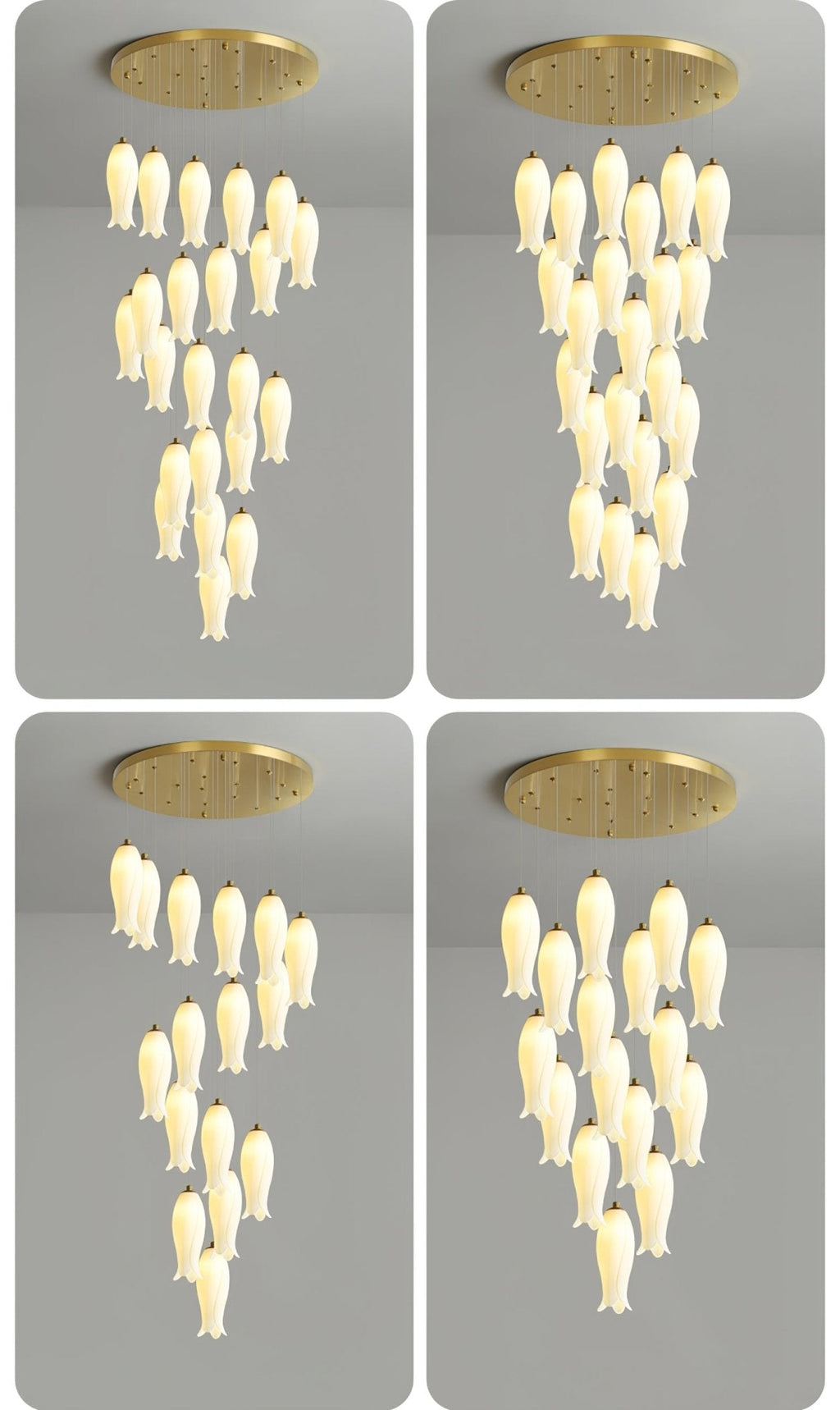 Grevera Ceramic Chandelier-Moonnatur